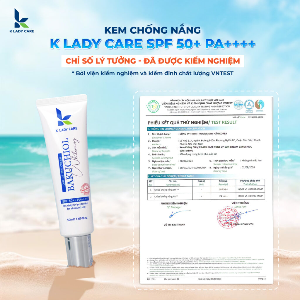 Sản phẩm đã được kiểm nghiệm và kiểm định chất lượng bởi VNTest