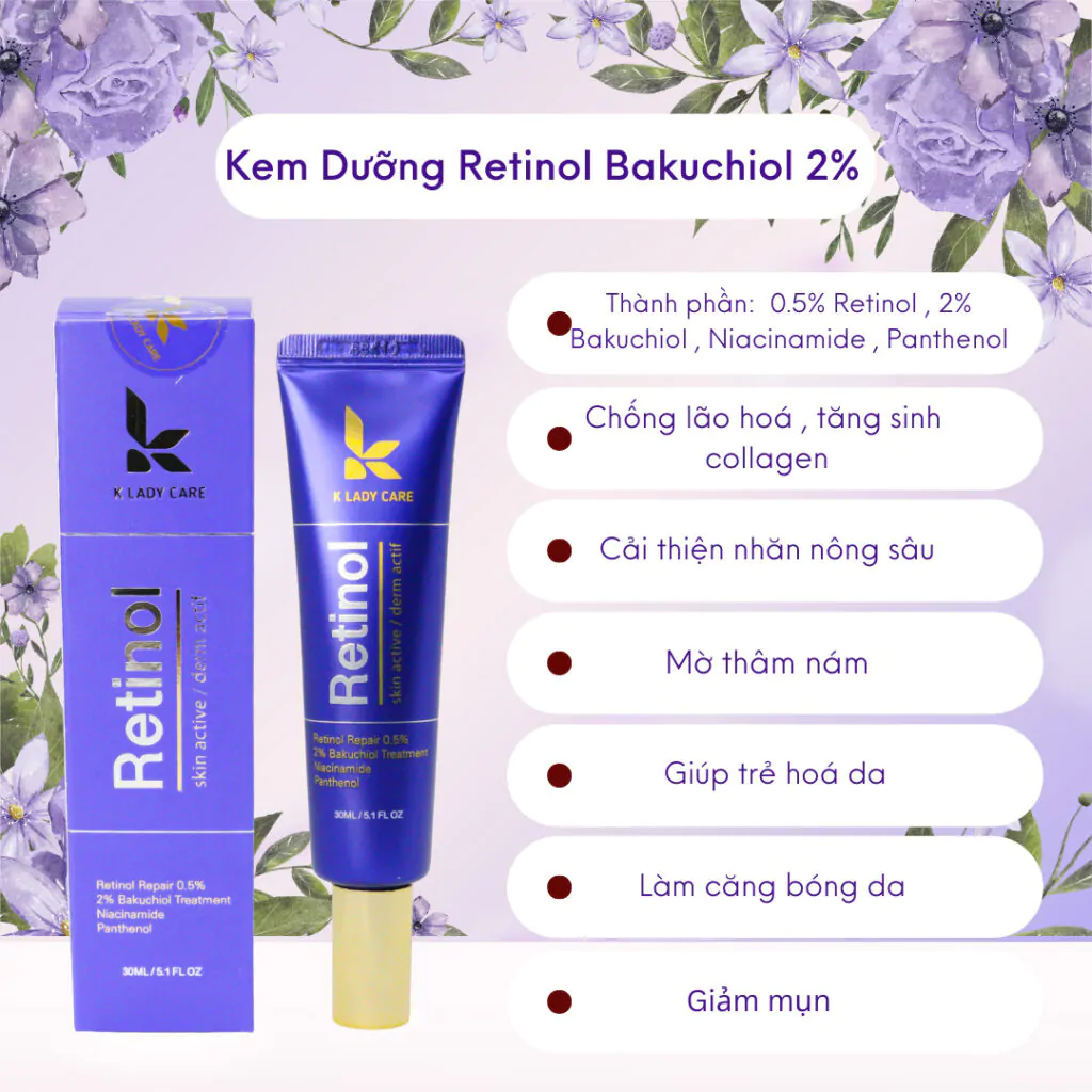 siêu phẩm chống lão hóa, kem dưỡng retinol