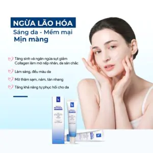 kem dưỡng retinol, kem dưỡng trắng da, combo dưỡng da