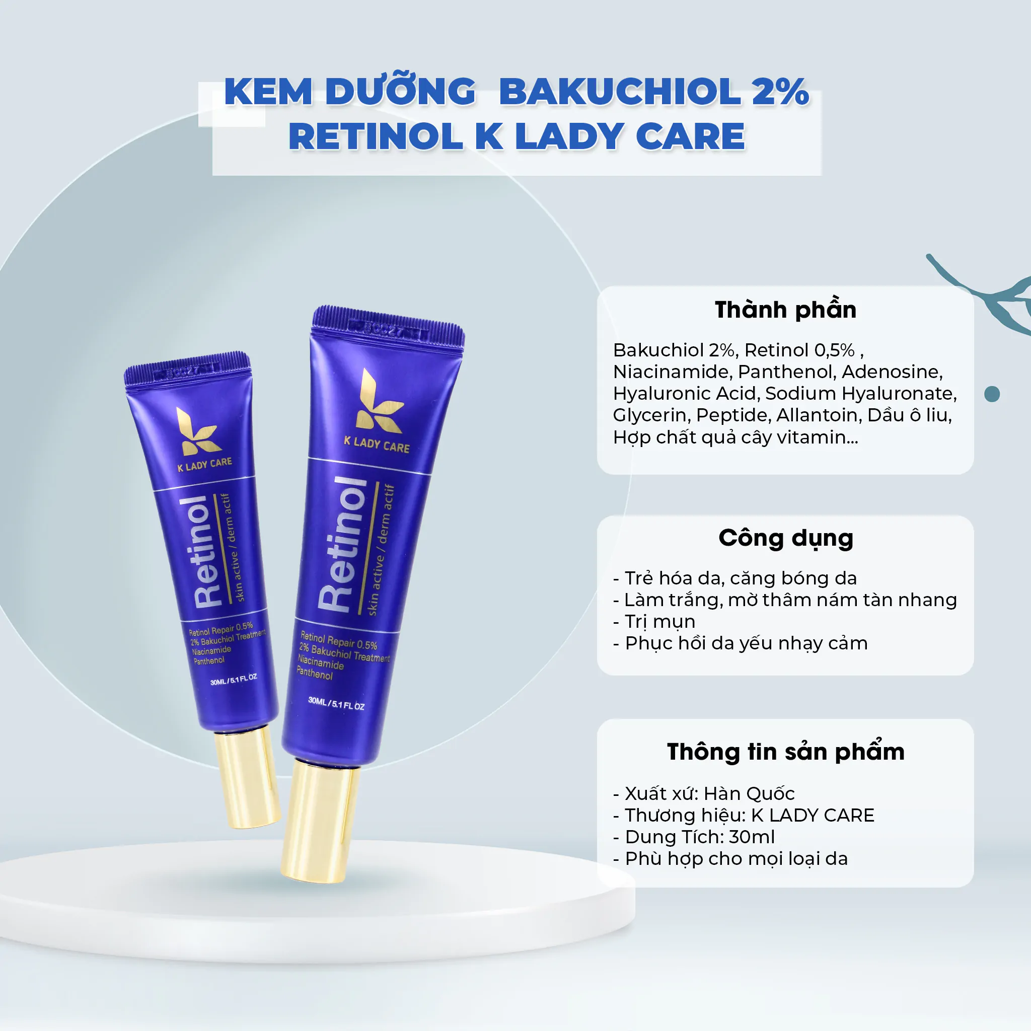 Khám phá sự kỳ diệu của Kem Retinol K Lady Care