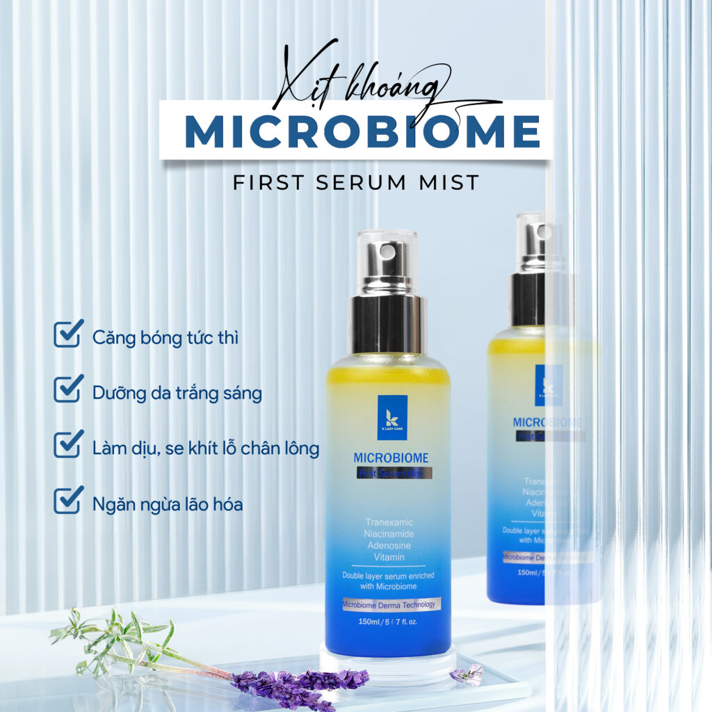 Xịt khoáng K Lady Care - Cấp ẩm, căng bóng, dịu da ngay tức thì