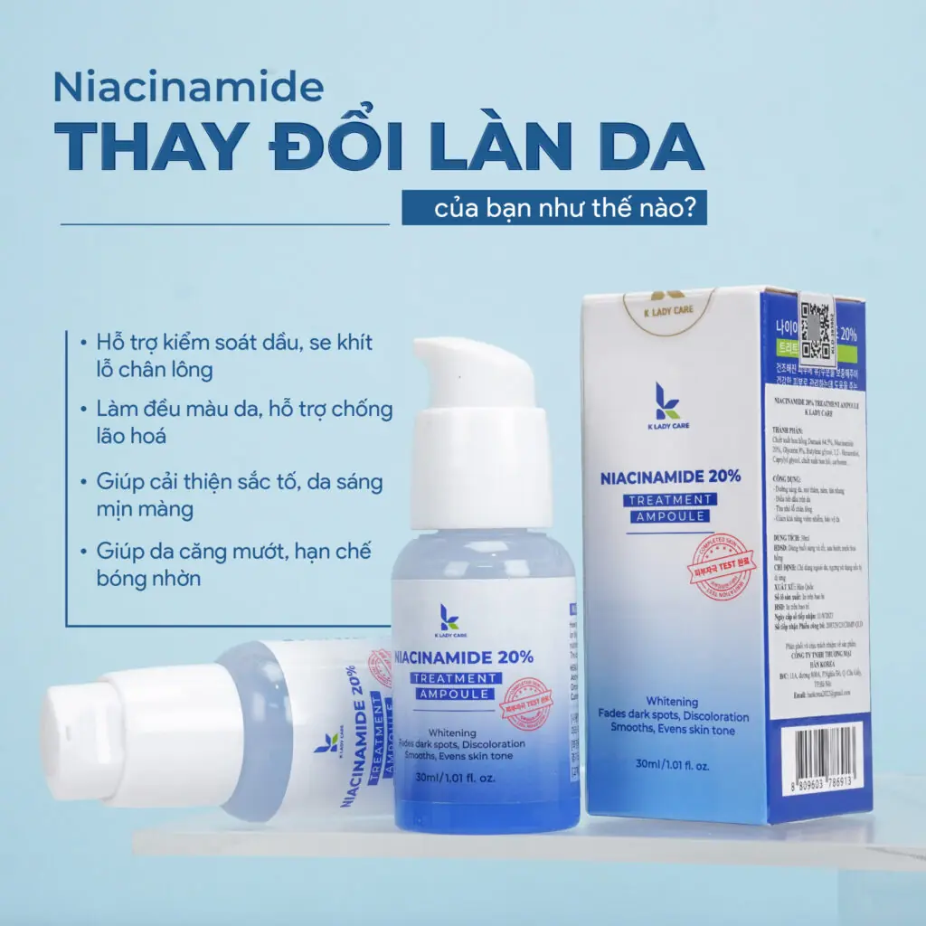 Sản phẩm sở hữu nhiều công dụng nổi trội hơn so với các dòng Niacinamide khác trên thị trường