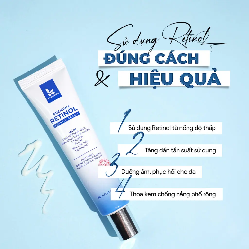 Sử dụng Retinol K Lady Care đúng cách và hiệu quả Sử dụng Retinol K Lady Care đúng cách và hiệu quả
