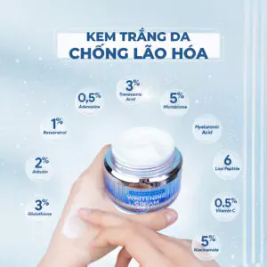 Nước hoa hồng, Ampoule, Kem trị nám