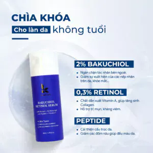 Serum Retinol Bakuchiol, Chống lão hóa