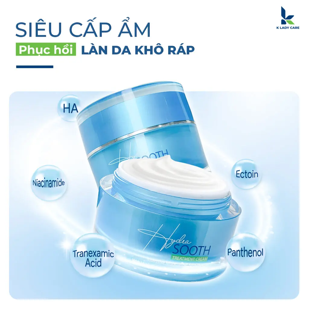 Bảng thành phần ưu việt giúp cấp ẩm, phục hồi làn da khô ráp Bảng thành phần ưu việt giúp cấp ẩm, phục hồi làn da khô ráp